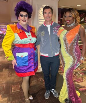 Asia O'Hara Instagram - The night @mrjerryoc became pretty ✨ thank you to @asiaoharaland and @lawrencechaney for helping to make Jerry part of the @rupaulsdragrace crew!