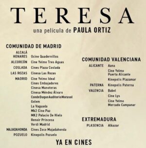 Asier Etxeandia Instagram - Que se llenen los cines , que se eleven los corazones y despierten las mentes .
 
@teresapelicula 
@p_a_u_l_a___o_r_t_i_z 
@portimarti 
@gretafernandez 
@asieretxeandia