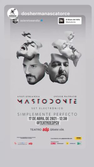 Asier Etxeandia Instagram - Se acerca la nueva era de @fmmastodonte 
Se acerca "BELLEZA Y PERDÓN"