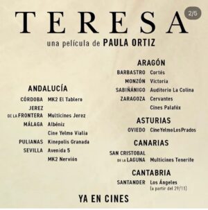 Asier Etxeandia Instagram - Que se llenen los cines , que se eleven los corazones y despierten las mentes .
 
@teresapelicula 
@p_a_u_l_a___o_r_t_i_z 
@portimarti 
@gretafernandez 
@asieretxeandia