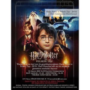 Ata Berk Mutlu Instagram - #HarryPotterVeFelsefeTaşı 20. Yıl özel gösterimi.. 🧡⚡️ @sihir.dukkani