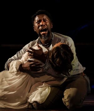 Atandwa Kani Instagram - “Othello” at the @baxtertheatre … If you haven’t booked yet, you’ll hear about it for the rest of your life… We’re rewriting History and Shakespeare at the same time… 
📷: @macpherson5716 
Til the 4th of May!