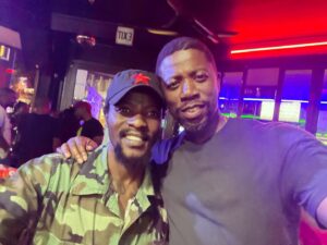 Atandwa Kani Instagram - I was blessed when I bumped into @abdul_khoza last night.. this man is my brother for real… thank you my guy for such an amazing, retrospectively exhausting night.. I love you my guy… you made my night for real!!!
