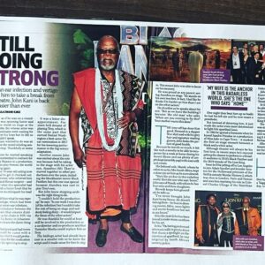 Atandwa Kani Instagram - THE DOC IS BACK!!! 
After almost 50 years with no pause, the giant needed a little rest.. He has recharged & reloaded! He’s back y’all.. STRONGER than ever in “Kunene And The King” in Cape Town at the @artscapetheatre …