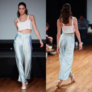 Athena Levesque Instagram - Look 3 from our SS19 collection. 
@levesqueclothing 
Levesquetriplets.com/clothing