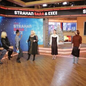 Athena Levesque Instagram - @keke and @hhasselhoff are two of the sweetest, most beautiful and most genuine people we’ve worked with! We had such a blast modeling these three looks styled by Hayley. Link in bio for full segment on @strahansarakeke @goodmorningamerica !