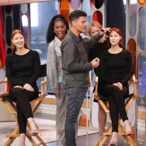 Athena Levesque Instagram - If you haven’t watched the @goodmorningamerica segment yet, link in bio! 
Also @keke we love you and your face! 🤣 •

@makeupbymario 
@strahanandsara .
.
.
.
@ani.levesque @arianna.steckler.levesque @athena.lev 
#triplets #livetv #tv #twins #model #modeling #gma #abc #makeup #makeupbymario #mua #hair #hairstylist #daytimetv #nyc #timessquare #nycmodel #contour #identicaltriplets #scoutme #talkshow #beautyblogger #kuwtk #kardashian #kimkardashian