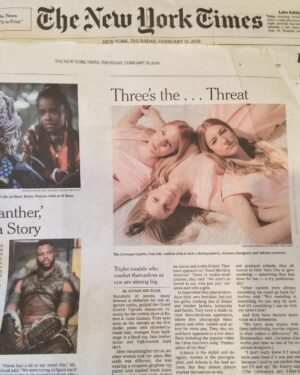 Athena Levesque Instagram - Happy International Women’s Day! 
Our @nytimes article has been our greatest achievement as women in the industry so far. Link in bio for full article. 
Thinking about the other lovely women in our lives who are working so hard and accomplishing so much both in their careers and personal lives.
@nytimesfashion .
.
.
.
#nytimes #ny #nyc #newyork #article #press #models #modeling #womensday #internationalwomensday #women #women-empowerment #fashion #fashionweek #nyfashionweek #nyfw #style #runway #realityshow #tv #casting #realitytv #times #triplets #twins #identicaltriplets #identicaltwins