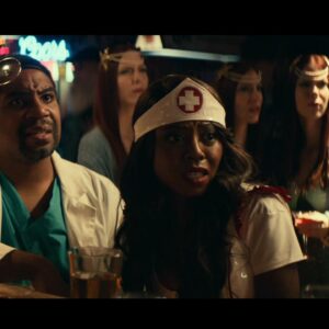 Athena Levesque Instagram - Halloween Kills is now streaming! Catch us singing an old @johncarpenterofficial song right after the opening credits, then keep your eyes peeled for us lingering in the background for a bit. What a huge honor! So many talented people worked on this film. Must see! 🎃 @ani.levesque @ariannaroselevesque @athenalevesque