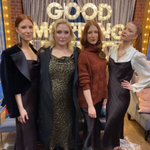 Athena Levesque Instagram - Last one! Link in bio for our GMA style segment on @strahansarakeke @goodmorningamerica @abcnetwork ⭐️⭐️⭐️ @hhasselhoff @keke