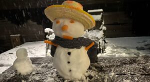 Atsushi Tamura Instagram - 雪だるまつくぅーろぉー♪
そんな歌でお誘い受けたら作るしかないよな✨
山口県下関市で育ったパパは雪だるま作ったことが無かったんだけど…作ってみたらすごく難しかった^_^

娘たちへ
雪だるま作ってる時に目も鼻も手もニンジンで簡単に済ませようとしたパパにボタンはこれを使おうよと石を探して持って来てくれたことがとても嬉しかったよ。全部ニンジン色だと可愛くないとアドバイスしてくれた事がとても嬉しくも、頼もしくも思えたよ。帽子のアイデアもマフラーのアイデアパパにはない発想でした。何かひと手間加えると作品はグッと良くなるよね✨パパは2人に気づかされたよ^_^ありがとう　　　　パパより