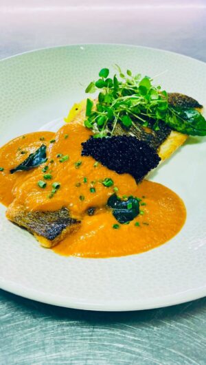 Atul Kochhar Instagram - Restaurant Property are delighted to present their new ‘Plating Up With’....series. 

Our inaugural dish is plated up by non-other than twice Michelin-starred chef Atul Kochhar in his Mayfair restaurant ‘Kanishka’. 

And what a dish it is... ‘Mean Mappa’s’ or Pan-fried Sea-bass with Kale & Mappa Sauce...both aesthetically beautiful and delicious - the perfect combo! 

Let’s get ordering !