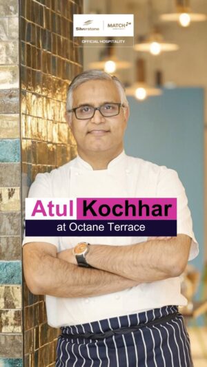 Atul Kochhar Instagram - Let’s see if I can whip up my Chicken Biryani in Formula One speed!

This is just one of the delicious street food dishes I’ll be serving at the #OctaneTerrace this July 6th & 7th with #MATCHHospitality at the #BritishGrandPrix

You do not want to miss out on tickets for Silverstone this year, where the food is just as exciting as the racing! 

Check out ticket packages from Silverstone’s Official Hospitality @MATCHHospitality

See you there!

#experiencematchhospitality #silverstone #f1