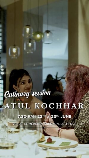 Atul Kochhar Instagram - A Culinary Paradise is just 2 days away! ✨

🗓️22nd-23rd June 
📍Le Meridien Gurgaon, Delhi NCR

Secure your spot now from the link in bio!

[Swiggy SteppinOut, Swiggy Dineout, Culinary Sessions, Michelin Star Chef, Fine dine, Gourmet, Experience, Food, Event, Delhi events, Delhi, SteppinOut Delhi]