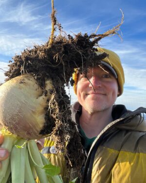 Atz Lee Kilcher Instagram - That’s it for garden veg, 16* F this morning. Got it all out of the ground and put away just in time. #soup #soupseason #subsistence #rootcellar