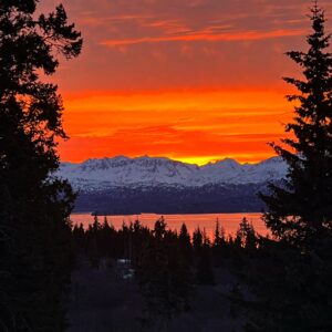 Atz Lee Kilcher Instagram - All this talk of spring got me stopping to savor the essence of winter. Dark mornings, alpenglow, blues and whites and greys. Snow capped peaks, silent glaciers, frozen rivers still in slumber. Quiet mornings free from noise, no birds chirping, bugs buzzing. Just the sounds of distant wolfs howling at the wind, the wind howling at the mountains and the mountains patiently awaiting their next kiss from the sun . 

#winterforpresident #winterwins #Alaska #subsistence #nature #innerpeace #sunrise