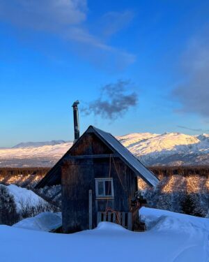 Atz Lee Kilcher Instagram - Making clouds up here. 

#clouds #cloudmachine #tinycabin #Alaska