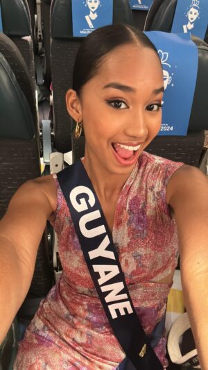 Audrey Ho-Wen-Tsaï Instagram - Home sweet home ! 🇬🇫🥰

J’ai le privilège cette année d’accueillir les 29 autres miss régionales sur notre territoire Guyanais,
C’est une grande fierté pour moi de pouvoir représenter la Guyane cette année et d’autant plus durant ce voyage de préparation !

J’ai hâte de découvrir le programme de ce séjour et de pouvoir profiter à fond de cette aventure unique 🤩

Merci à toutes les personnes qui se sont déplacées pour nous accueillir à l’aéroport lors de cet évènement inédit,
Et un grand merci à toutes les personnes qui ont œuvré pour que ce voyage soit possible ☺️

Cette chaleur, cette musique, ces danses sont les reflets de nos richesses guyanaises que j’ai hâte de faire découvrir aux autres candidates 🥰

#frenchguiana🇬🇫 #missguyane2023 #enroutepourmissfrance 
#homesweethome