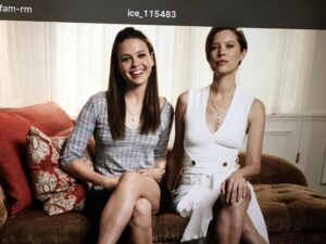 Audrey Marie Anderson Instagram - All dolled up for season two. 
#ICETV @jocelynhudon @iceaudience