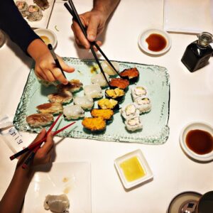 Audrey Marie Anderson Instagram - We❤️sushi. #sushihanada