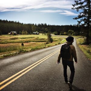 Audrey Marie Anderson Instagram - Walking down the road. #OrcasIsland