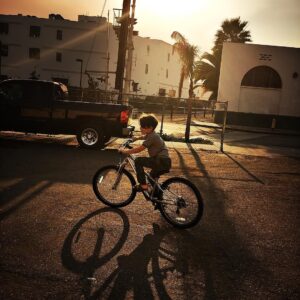Audrey Marie Anderson Instagram - No school and a new bike! How does it feel to be 10? Happy Birthday to my favorite boy!