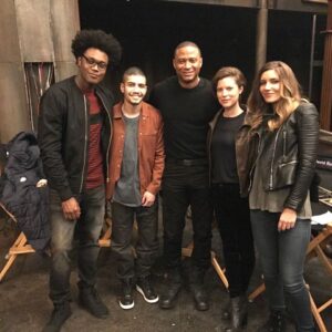 Audrey Marie Anderson Instagram - Back on set with the Arrow crew. #Arrow @echokells @rickgonzalez @davidpaulramsey @julianaharkavy