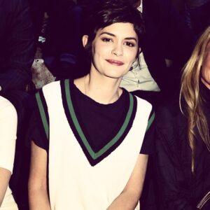 Audrey Tautou Instagram - H&M Studio AW 2015 
#audreytautou #hm #hmstudioaw2015 #fashionweek #fashion #mode #paris #grandpalais #France Credit photo: Getty Images