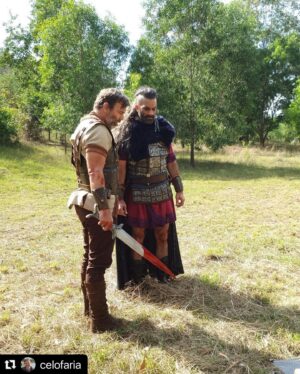 Augusto Garcia Instagram - Dia intenso de gravação. Obrigado pela parceria @celofaria!