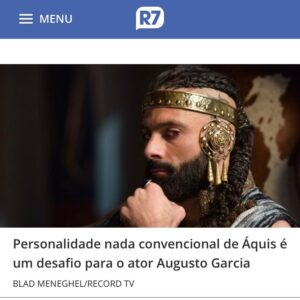 Augusto Garcia Instagram - https://recordtv.r7.com/reis/entrevistas/augusto-garcia-comenta-experiencia-como-aquis-em-reis-e-uma-surpresa-a-cada-cena-01022023