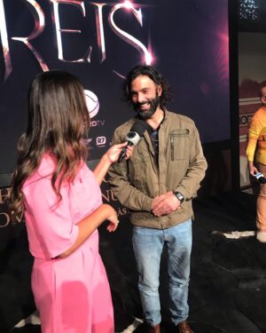 Augusto Garcia Instagram - Muito obrigado pela conversa e pelo carinho com o personagem! #coletivadeimprensa #série #novela #seriella #recordtv