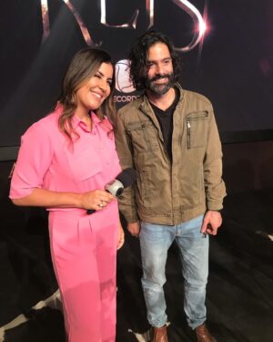 Augusto Garcia Instagram - Muito obrigado pela conversa e pelo carinho com o personagem! #coletivadeimprensa #série #novela #seriella #recordtv
