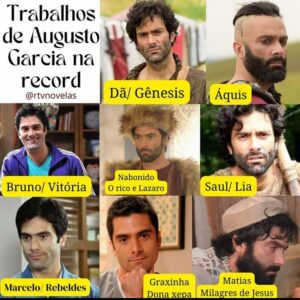 Augusto Garcia Instagram - Em 11 anos de muito trabalho e felicidade na @recordtvoficial #novela #série 

Adorei @rtvnovelas ❤️