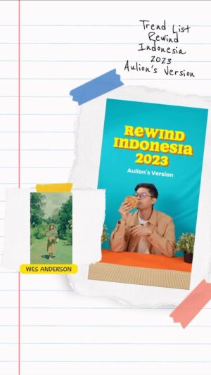 Aulion Instagram - Trend list nya Rewind Indonesia 2023 Aulion’s Version! Kira-kira mana yang kalian gak tau? Coba tulis di komen bawah😝