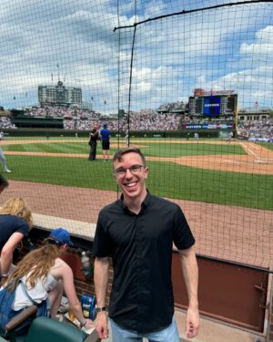 Austin Evans Instagram - That was a day to remember. Thank you to Todd, Kristin and the whole Cubs and Freespoke team for inviting me out to the game today, unbelievably cool to see Wrigley up close like this.