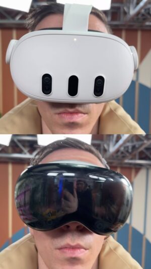 Austin Evans Instagram - Is the Apple Vision Pro better than Meta Quest 3?