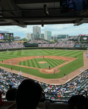 Austin Evans Instagram - That was a day to remember. Thank you to Todd, Kristin and the whole Cubs and Freespoke team for inviting me out to the game today, unbelievably cool to see Wrigley up close like this.