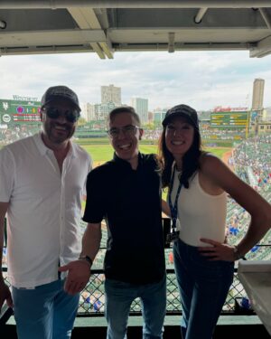 Austin Evans Instagram - That was a day to remember. Thank you to Todd, Kristin and the whole Cubs and Freespoke team for inviting me out to the game today, unbelievably cool to see Wrigley up close like this.