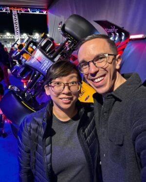 Austin Evans Instagram - I didn’t expect the Vegas Grand Prix to be much of a race but what a phenomenal time. Huge shoutout to @redbullracing and @redbullusa for the invite!!