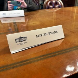 Austin Evans Instagram - So I got invited to the @whitehouse. 😬 Today they announced a new Executive Order on AI, essentially to put some guardrails on the tech as opposed to social media which…got away from everyone I think.