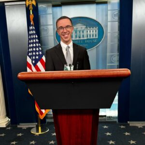 Austin Evans Instagram - So I got invited to the @whitehouse. 😬 Today they announced a new Executive Order on AI, essentially to put some guardrails on the tech as opposed to social media which…got away from everyone I think.