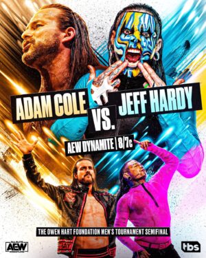 Austin Jenkins Instagram - Tonight. First time ever. Cole vs Hardy. Semi-Final match of the most prestigious tournament in @allelitewrestling #OwenHart #AEWDynamite