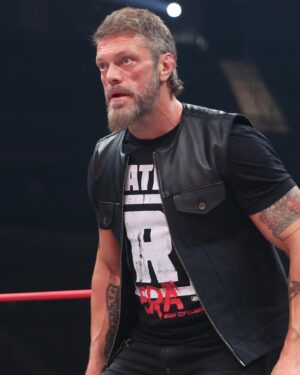 Austin Matelson Instagram - #AEWDynamite Title Tuesday LIVE 
Oct 10 | 8/7c | TBS

TOMORROW NIGHT, the “Rated R Superstar” Adam Copeland @EdgeRatedR makes his #AEW in-ring debut against former TNT Champion @Luchasaurus!

Don't forget to set your DVR for TOMORROW at 8/7c on TBS or Watch LIVE on the TBS App!