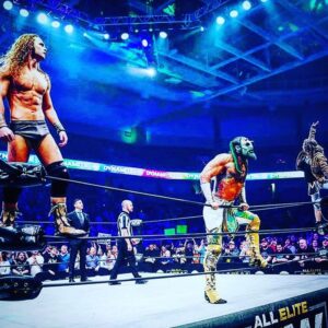 Austin Matelson Instagram - Jurassic express 🦖🚞 #aewdynamite