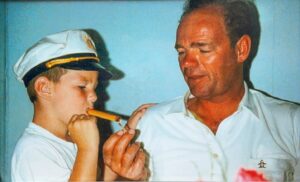 Austin Stowell Instagram - Smoke ‘em if you got ‘em. Missing you today and everyday, pops. Go Yankees. Go Huskies. And put a little color in your drink. Here’s to the dads out there who light up their son’s and daughter’s worlds…you can certainly see that mine did.
