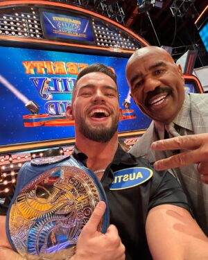 Austin White Instagram - A-Town on Family Feud 🚀 #wwe #familyfeud