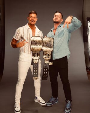 Austin White Instagram - Smack Down Needs The Greatest Tag Team Champions A-Town Down Under🚀🏆 #wwedraft #smackdown