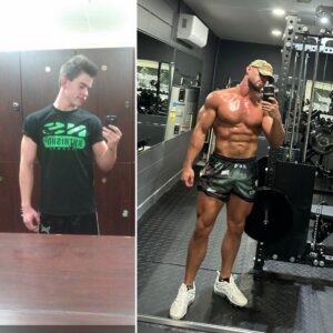 Austin White Instagram - 2011 I started going to the gym with my mom. I learned from her and continued on my own. I remember several times being laughed at in the gym by others. I remember skipping parties and hangouts just so my focus would never shake. My dream was too big to let anyone or anything get in the way. Some would say I made it now but… I’m just getting started🚀 #AllDay #AustinTheoryLive