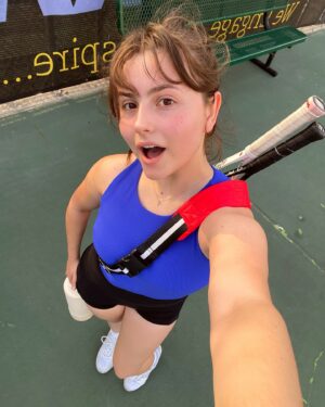 Ava Acres Instagram - Tennis day & night!!🎾🌞🌙