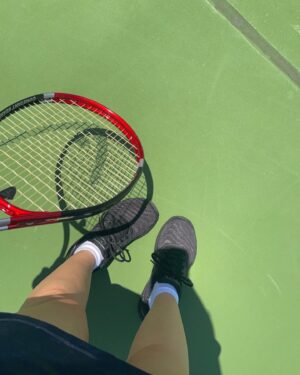 Ava Acres Instagram - Back at it! :)🎾